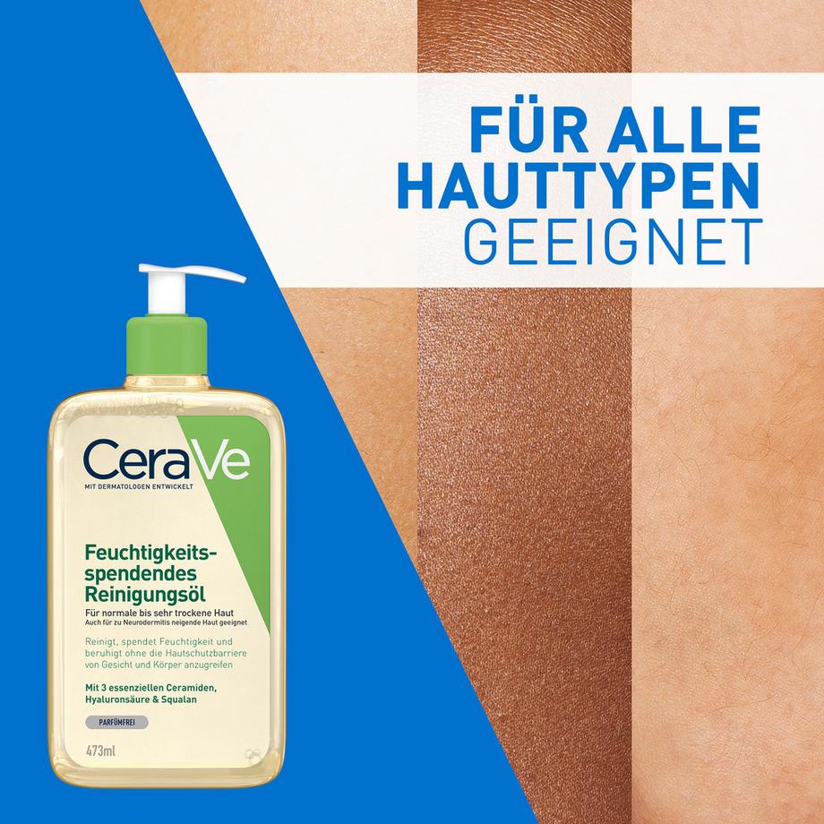 CeraVe Feuchtigkeitsspendendes schäumendes Reinigungsöl Olio detergente schiumogeno idratante 