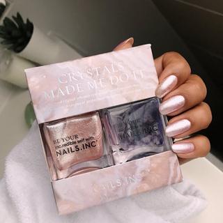 Nails Inc.  Crystals Made Me Do It Duo 