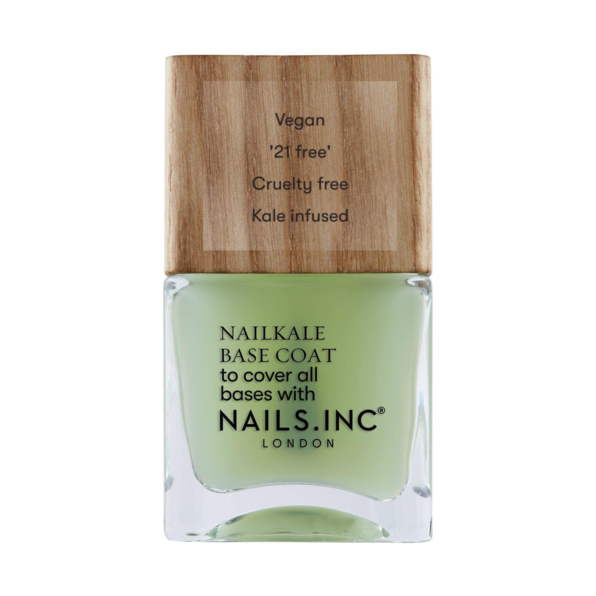 Nails Inc.  Nailkale Superfood Base Coat With Wooden Cap 