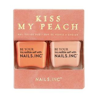 Nails Inc.  Kiss My Peach Duo 