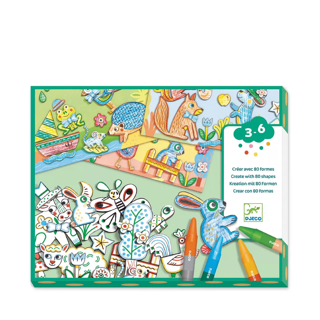 Djeco - Modelli, Set, Multicolore