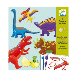 Djeco Articoli bricolage Dinos zum Ausmalen 