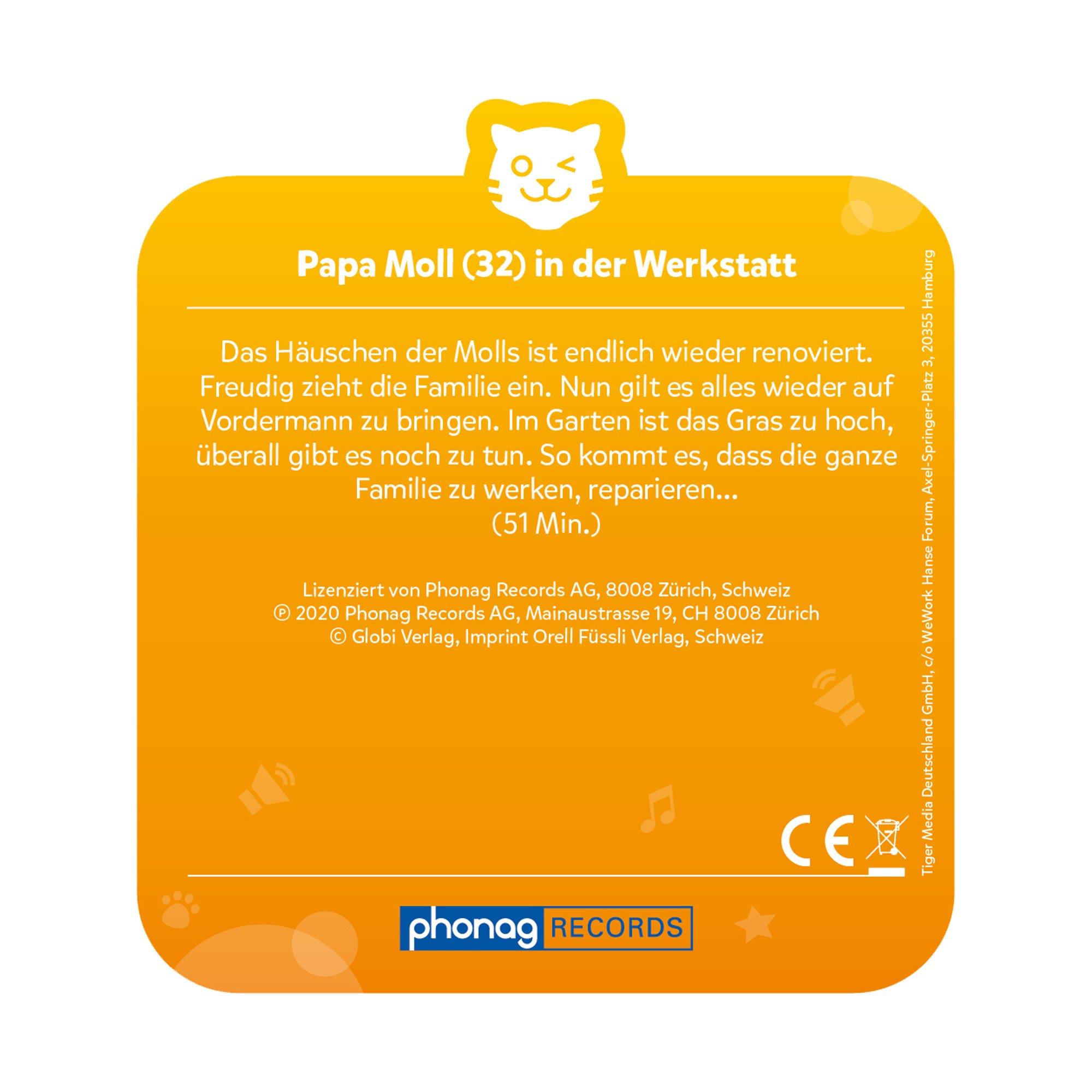 Tigermedia  Tigercard Papa Moll in der Werkstatt, Tedesco 