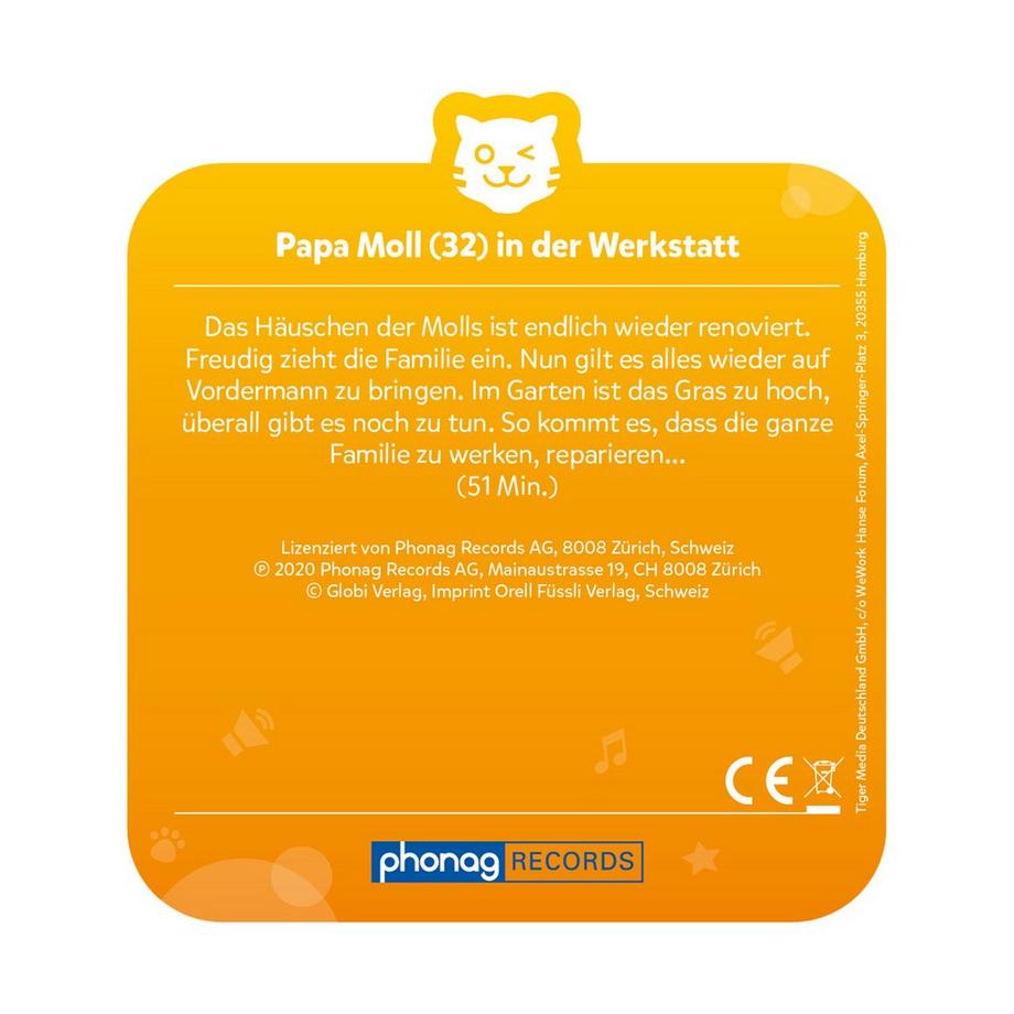Tigermedia  Tigercard Papa Moll in der Werkstatt, Deutsch 