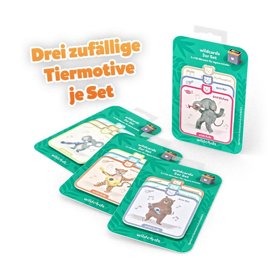 Tigermedia  Wildcard Swiss Edition 3 Stück mit je 120 Minuten, Deutsch 