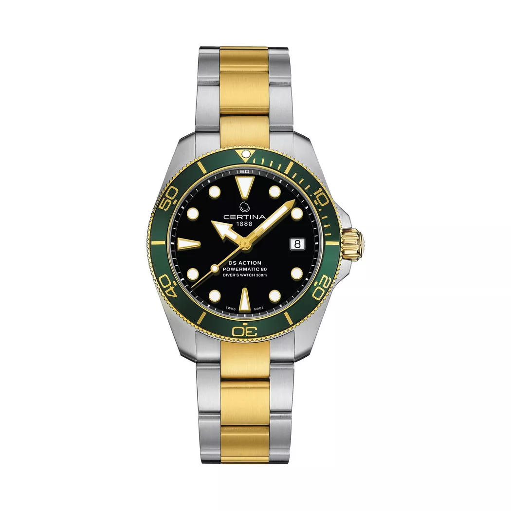 Certina - Automatikuhr, DS-Action Diver Powermatic 80, 38mm, Multicolor