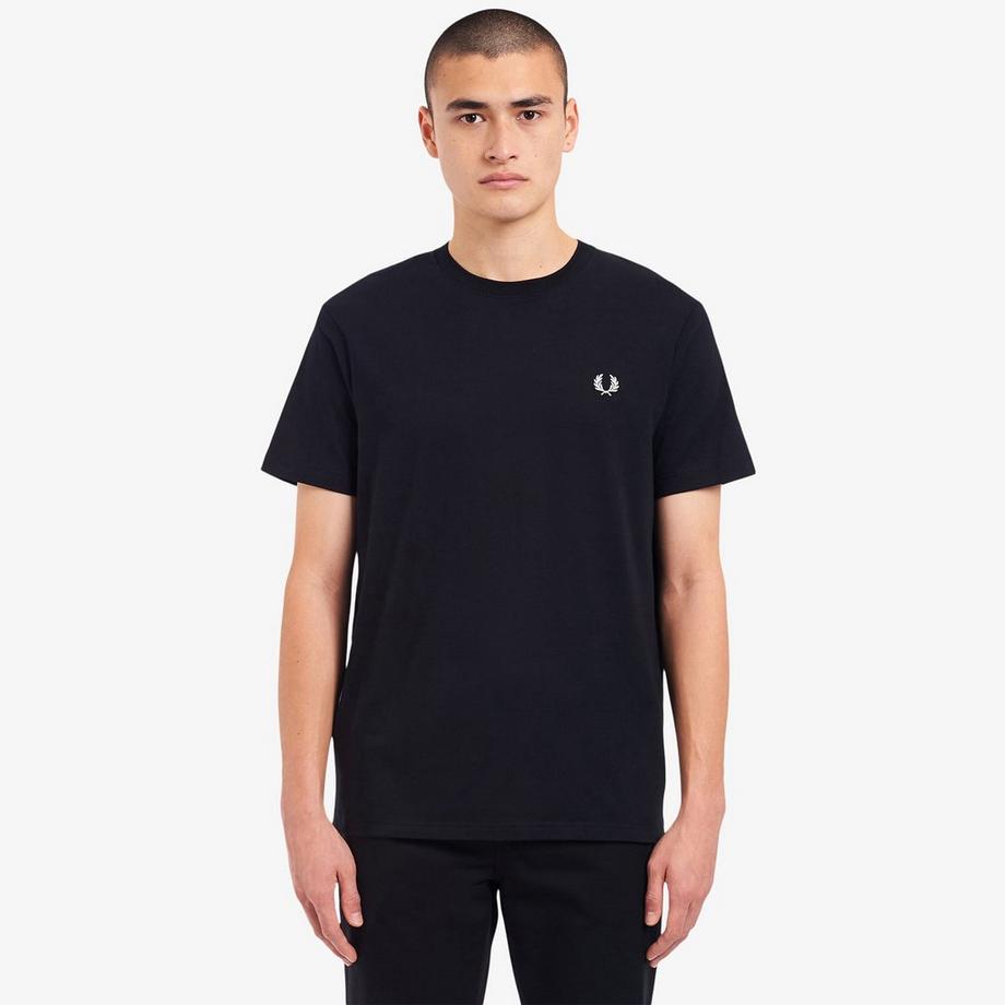 FRED PERRY T-Shirt con ricamo corona d'alloro  