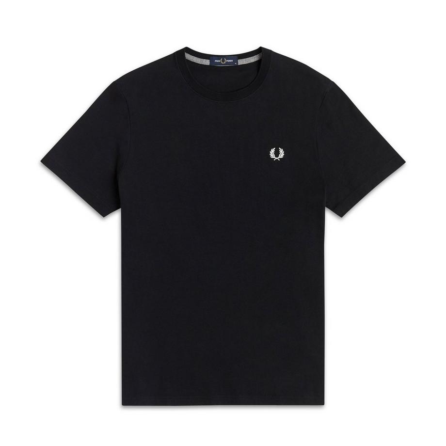 FRED PERRY T-Shirt con ricamo corona d'alloro  
