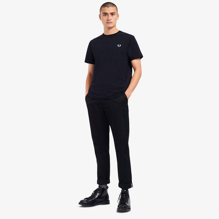 FRED PERRY T-Shirt con ricamo corona d'alloro  