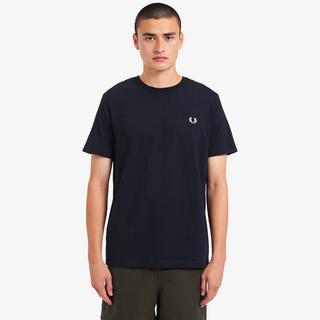 FRED PERRY T-Shirt mit Lorbeerkranz Stickerei  