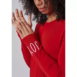 Skiny Every Night in Skiny 04 Haut de pyjama, manches longues Rouge