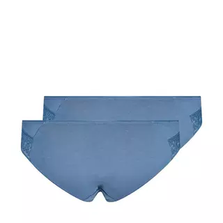 Skiny Smart Cotton Slip, confezione doppia Blu Denim