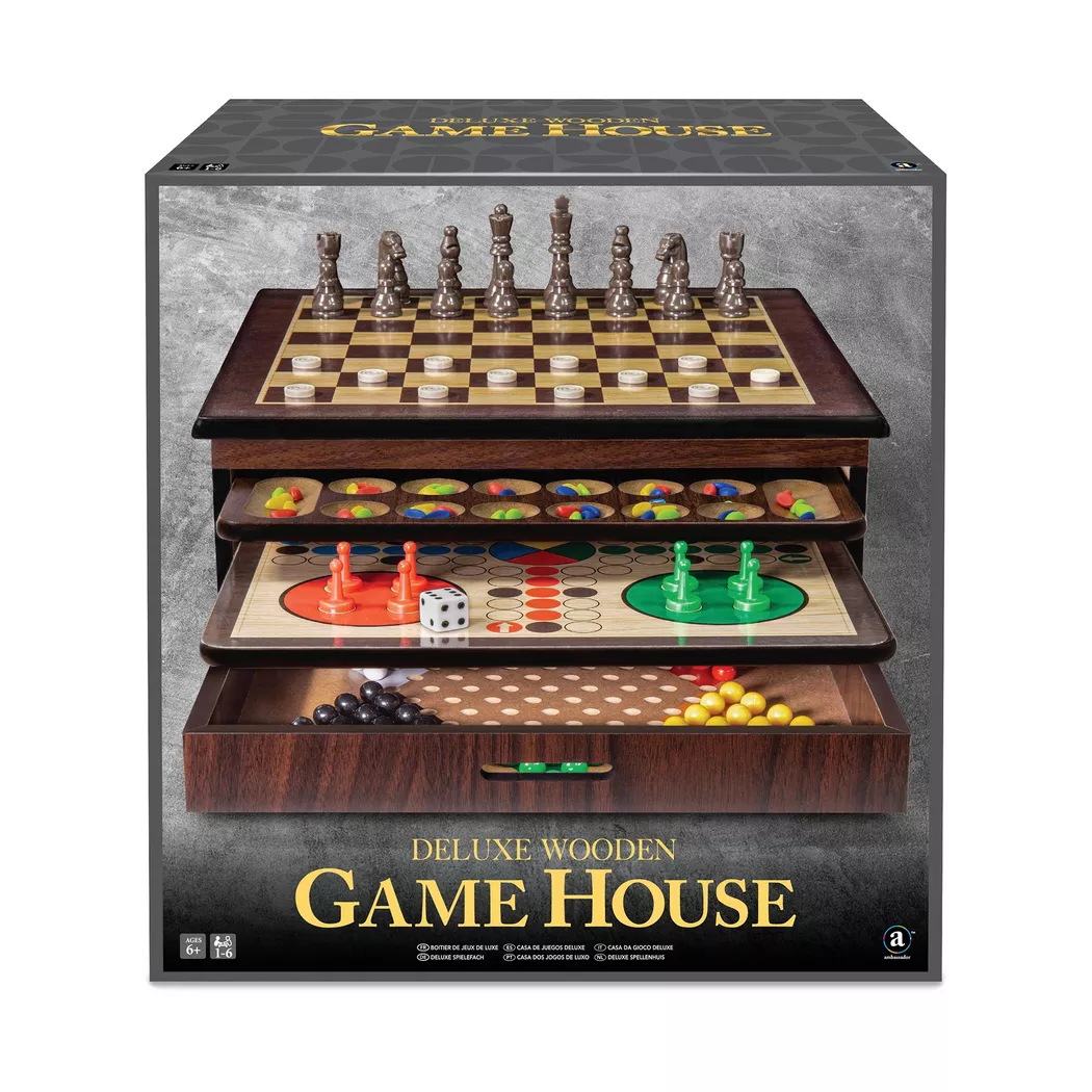 Merchant Ambassador - Deluxe Wooden Game House, Multicolor