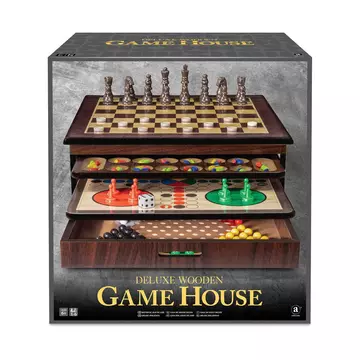 Deluxe Wooden Game House