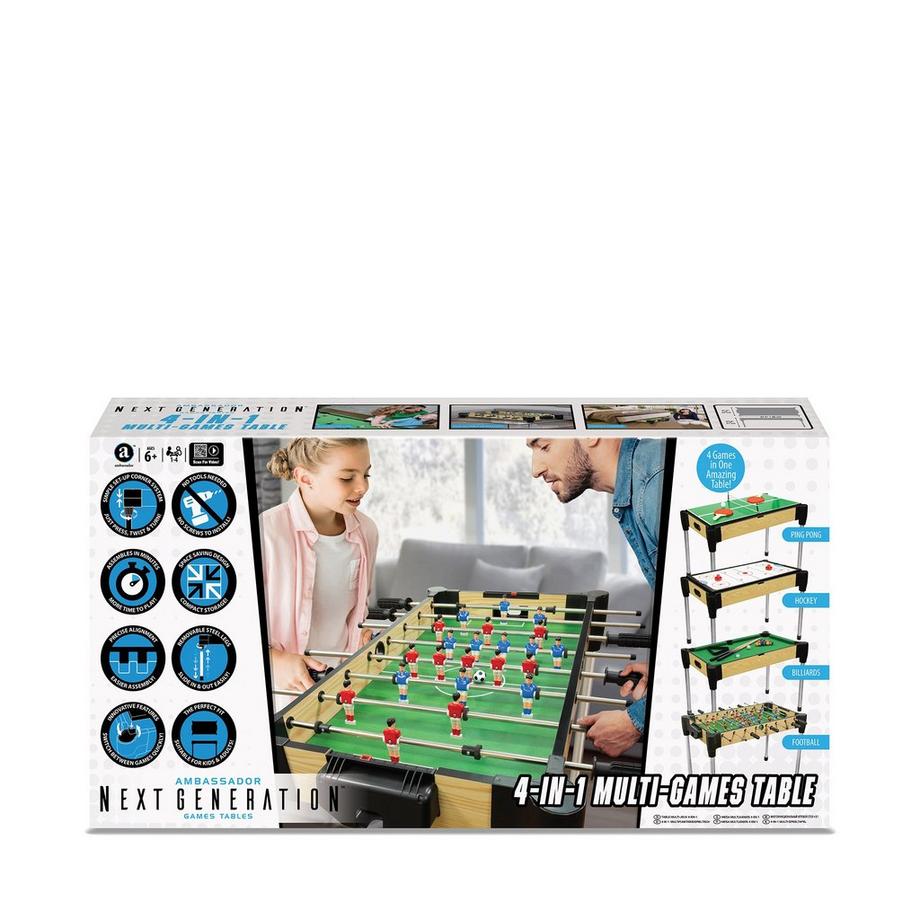 4-in-1 Multi Games Tisch