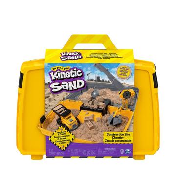 Kinetic Sand Coffret bac à sable pliable Chantier 