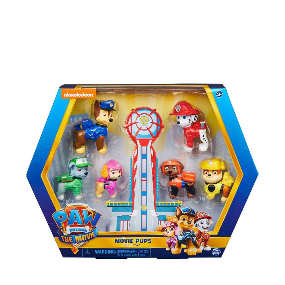 Spin Master  Paw Patrol Geschenkset Mit 6 Hero Pups Spielfiguren Aus Dem Kinofilm 