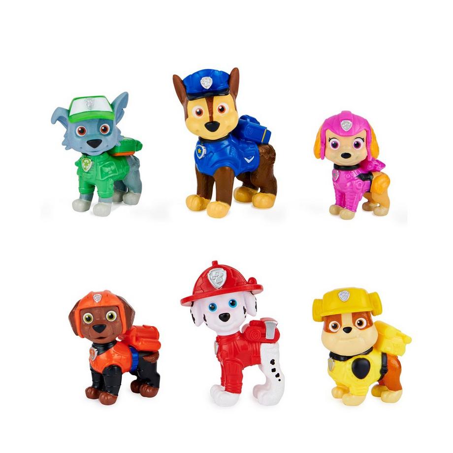 Spin Master  Paw Patrol Geschenkset Mit 6 Hero Pups Spielfiguren Aus Dem Kinofilm 