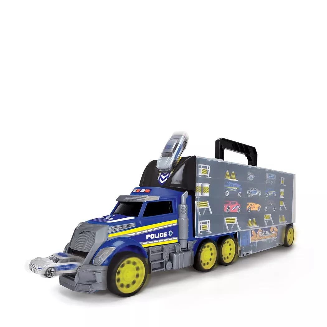Dickie - Police Truck Carry Case, Multicolor