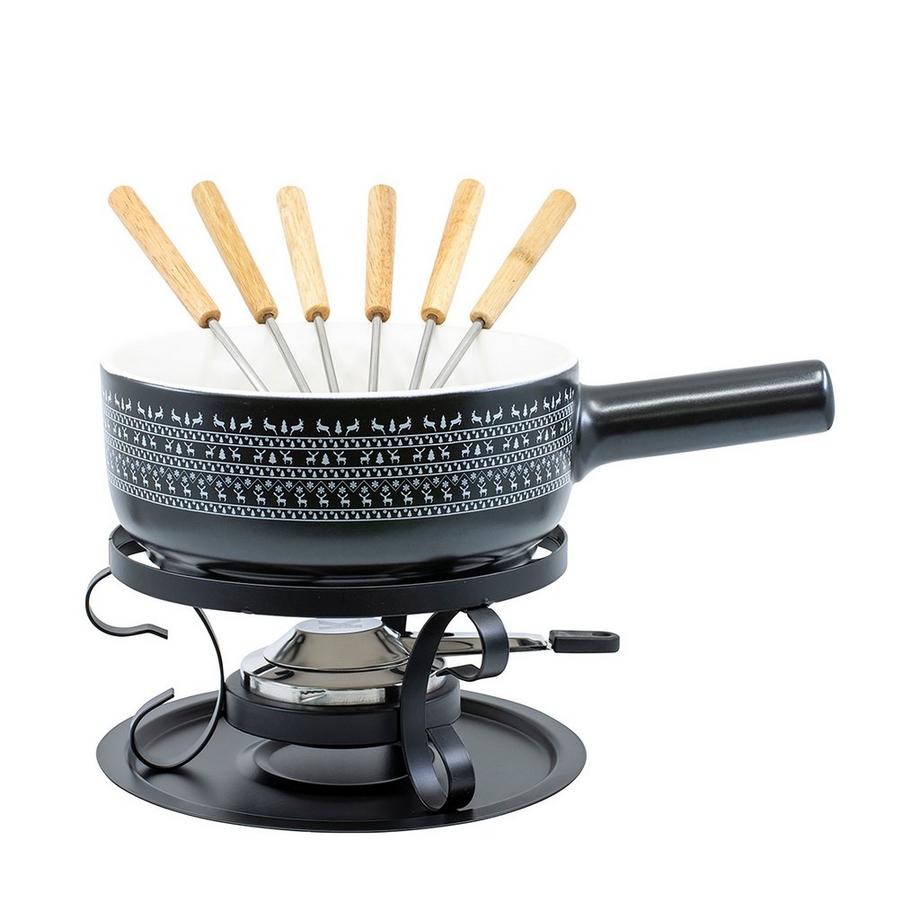 Service à fondue au fromage