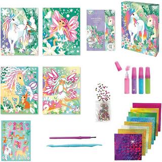 Artista  Images de sable et de papier d'aluminium 