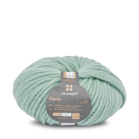 Manor Fil à tricoter Flavia TURQUOISE couleur 