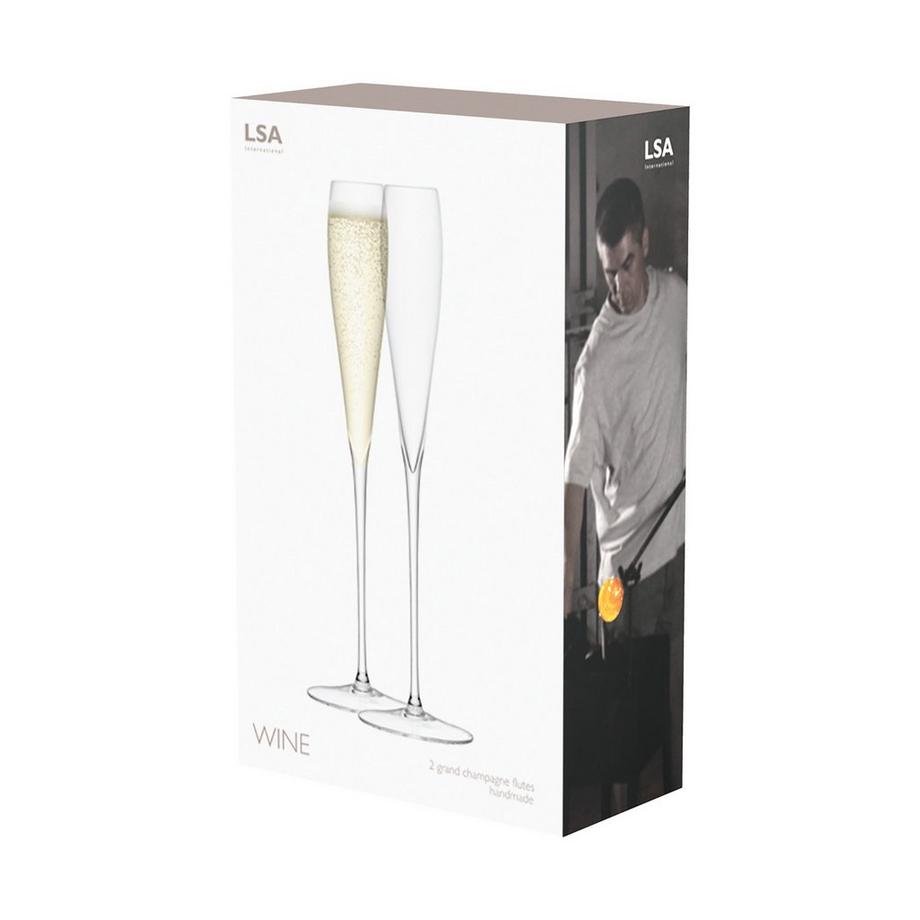 LSA Champagnerglas, 2 Stück Wine 