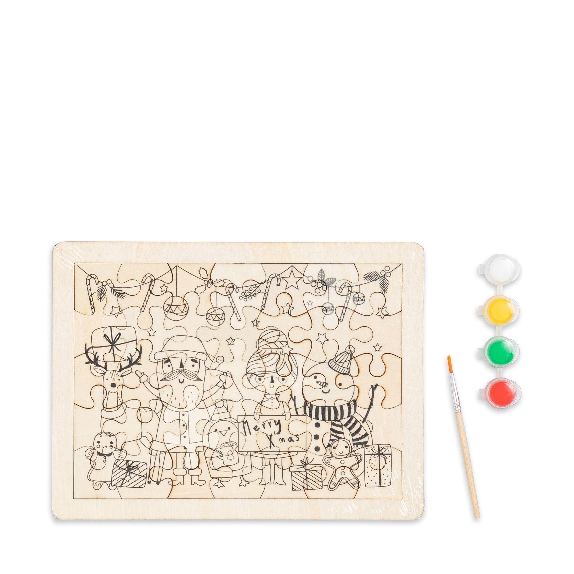 Image of Holz Puzzle, 15-teilig Holz Puzzle, 15-teilig