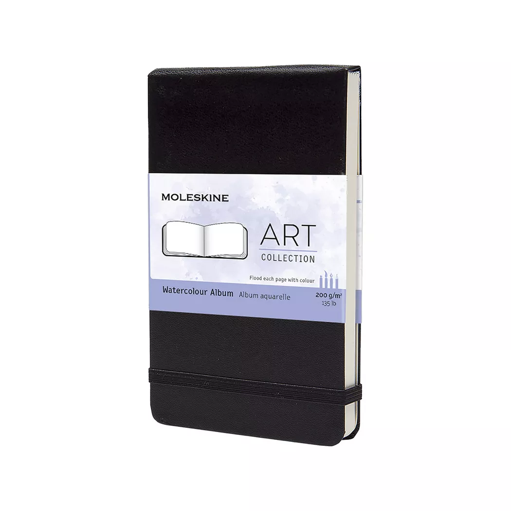 MOLESKINE - Aquarellalbum, DIN A6, Black