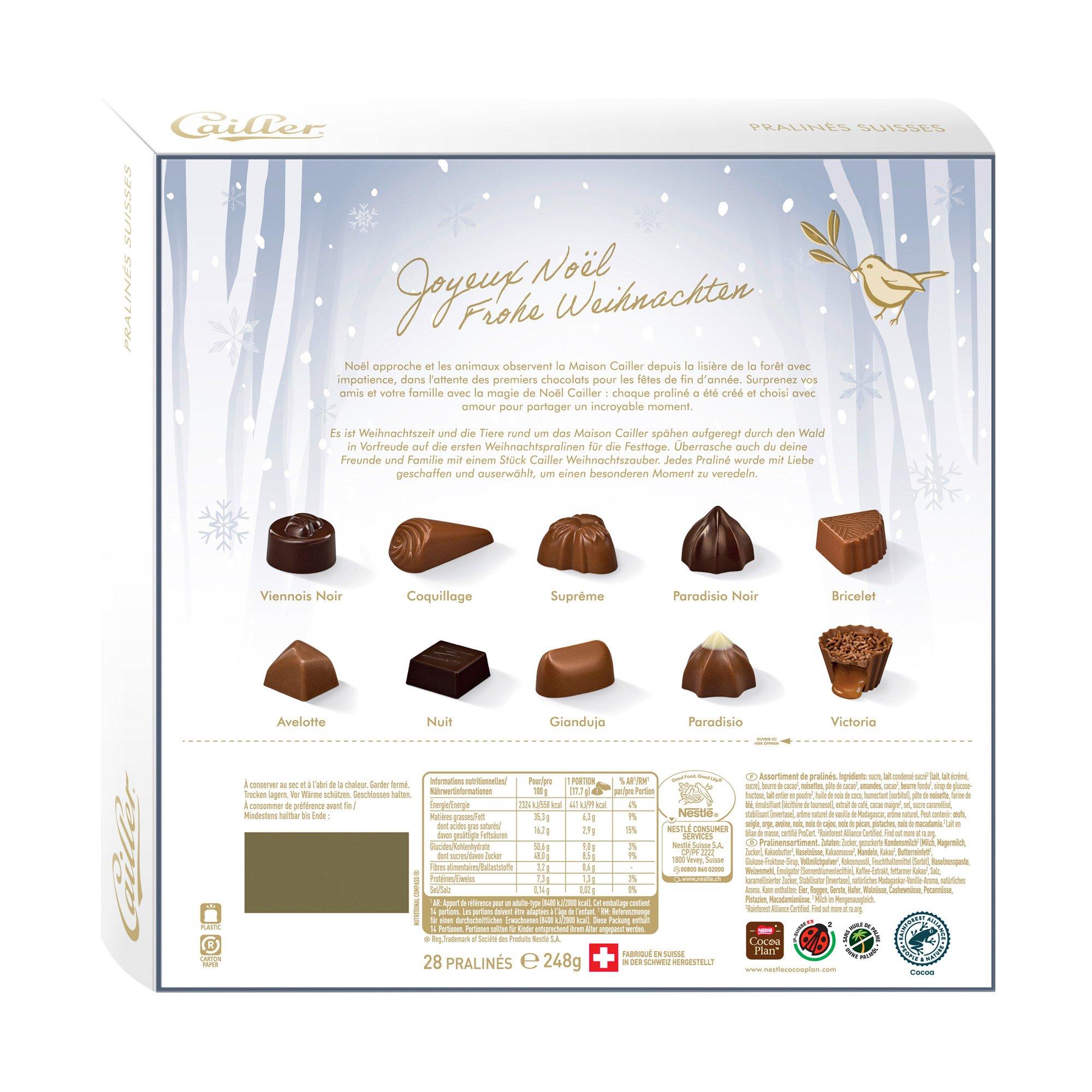 Cailler XMAS  Cute Xmas chocolats 