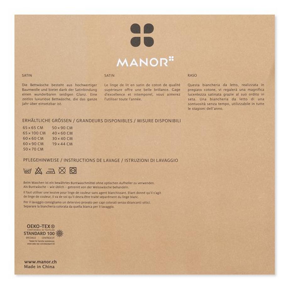 Manor Sateen Luxe Federa per poggianuca  