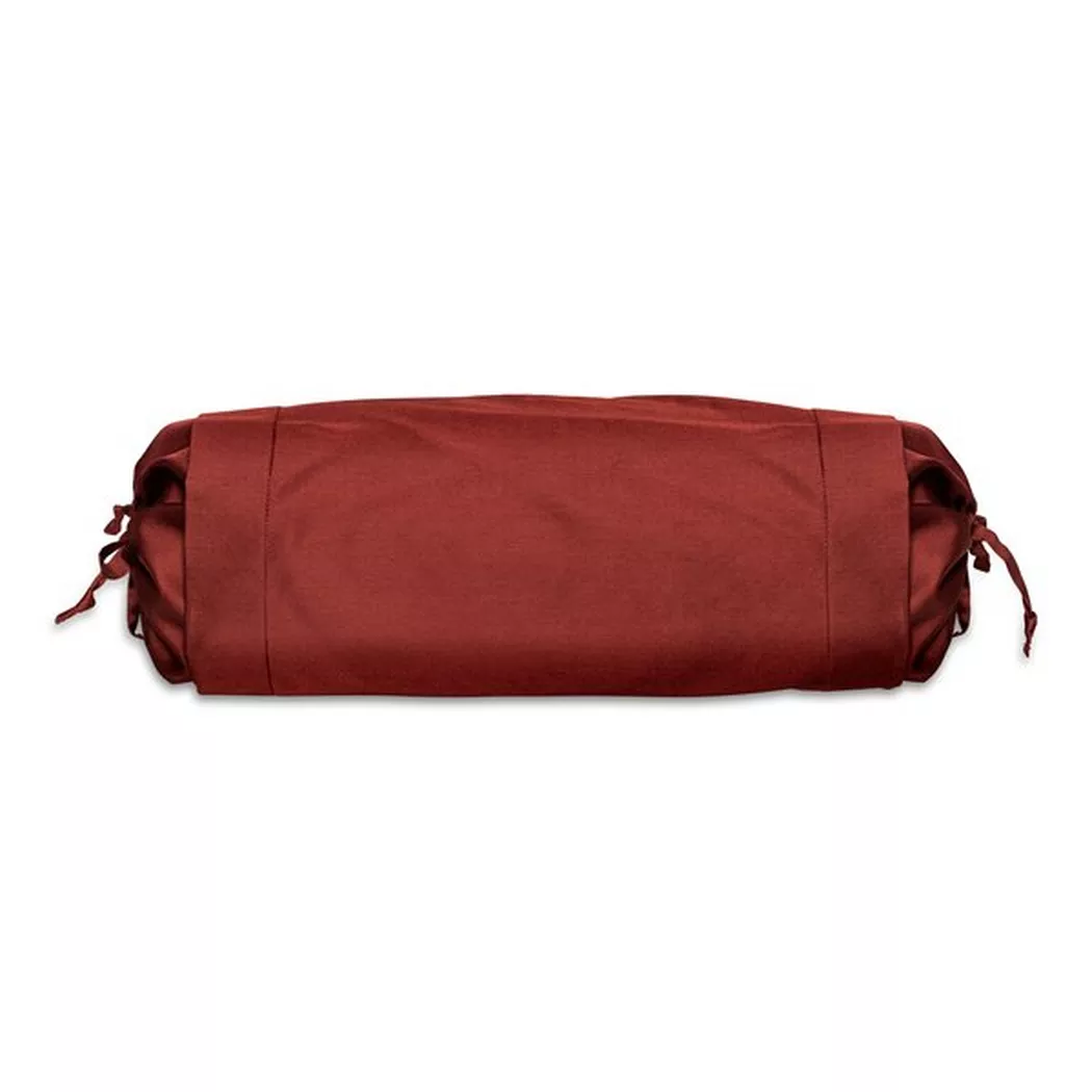 Manor - Nackenrollenbezug, Sateen Luxe Nackenrollenbezug, 19 x 44 cm, Bordeaux