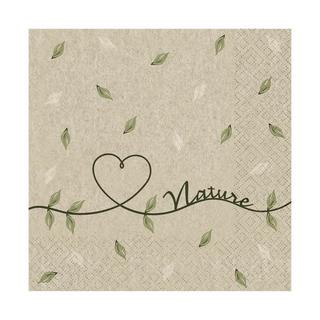 Paper + Design Love of Nature Serviettes en papier, 20 pièces 