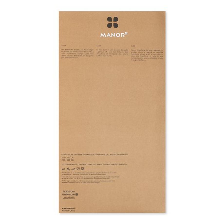 Manor Sateen Luxe Drap  