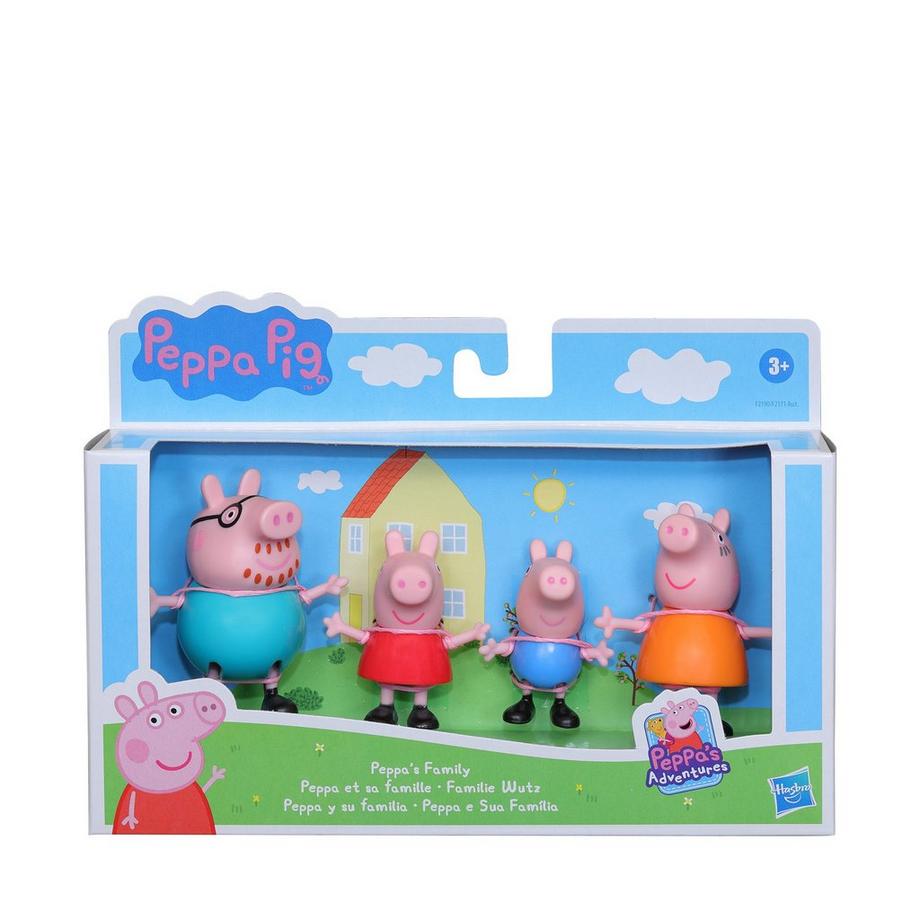 Hasbro  Peppa Pig Familienfiguren 4er-Pack, Zufallsauswahl 