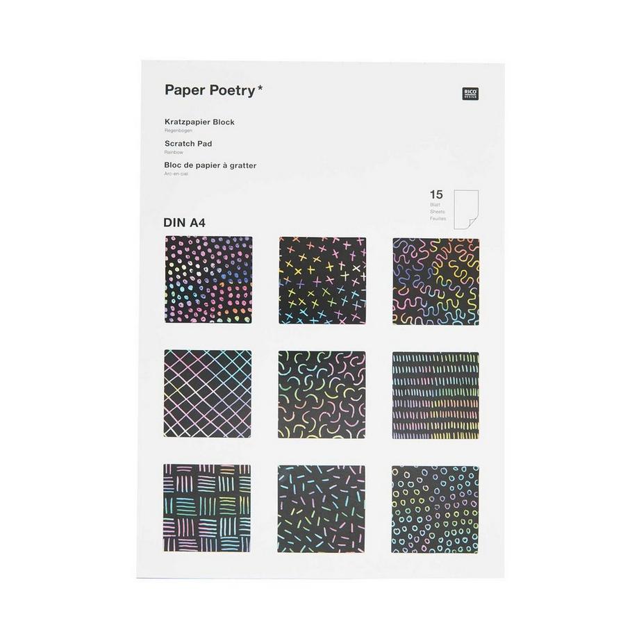 RICO-Design Blocco carta Paper Poetry 