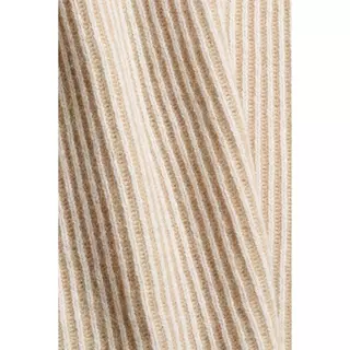 ESPRIT collection  Pull, col montant, manches longues Beige