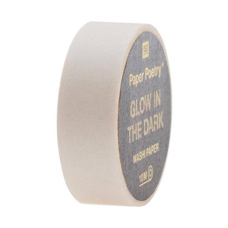 RICO-Design Washi Tape, Glow in the Dark Paper Poetry 