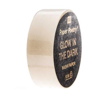RICO-Design Washi Tape, Glow in the Dark Paper Poetry 