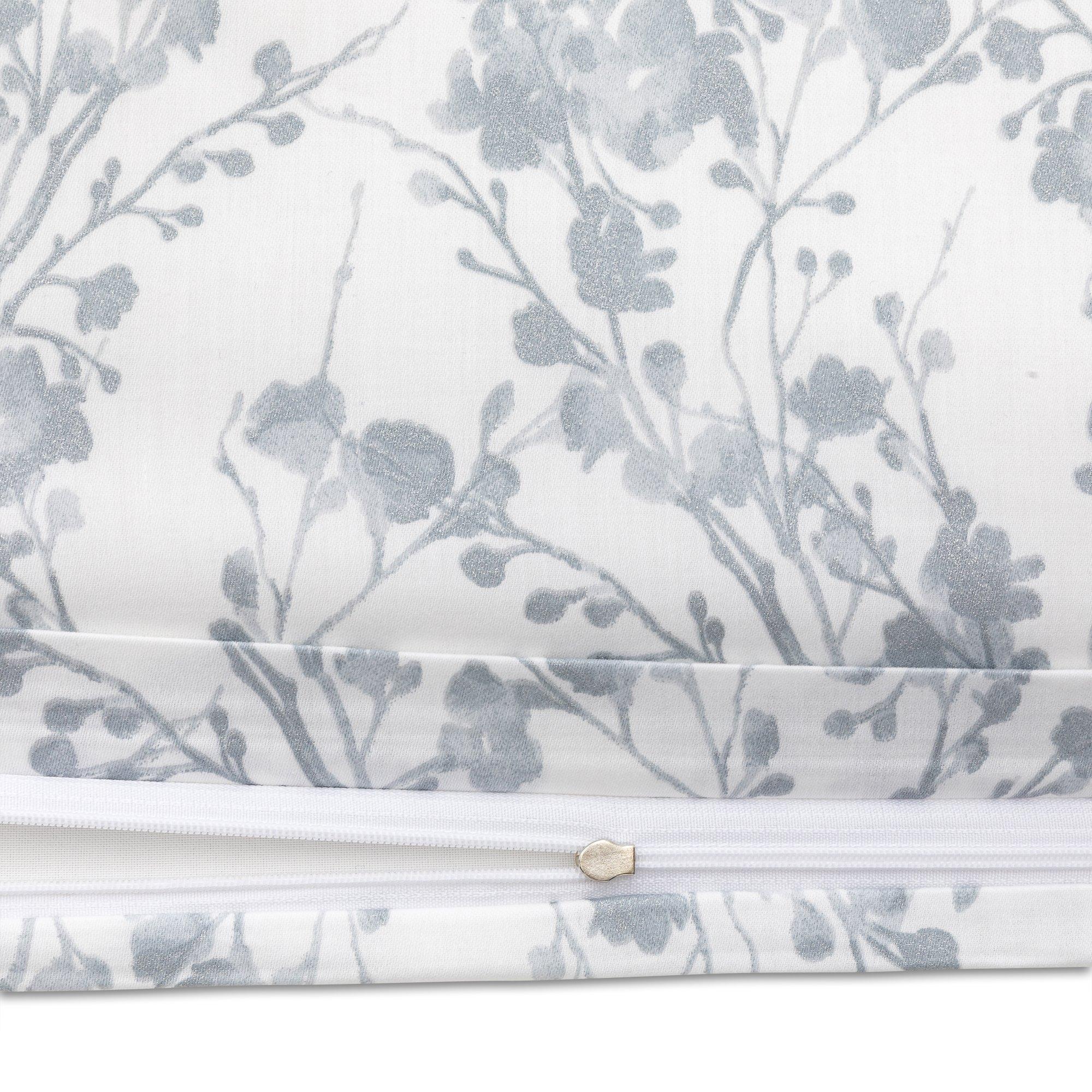 Manor Glitter Housse de duvet à motif floral  