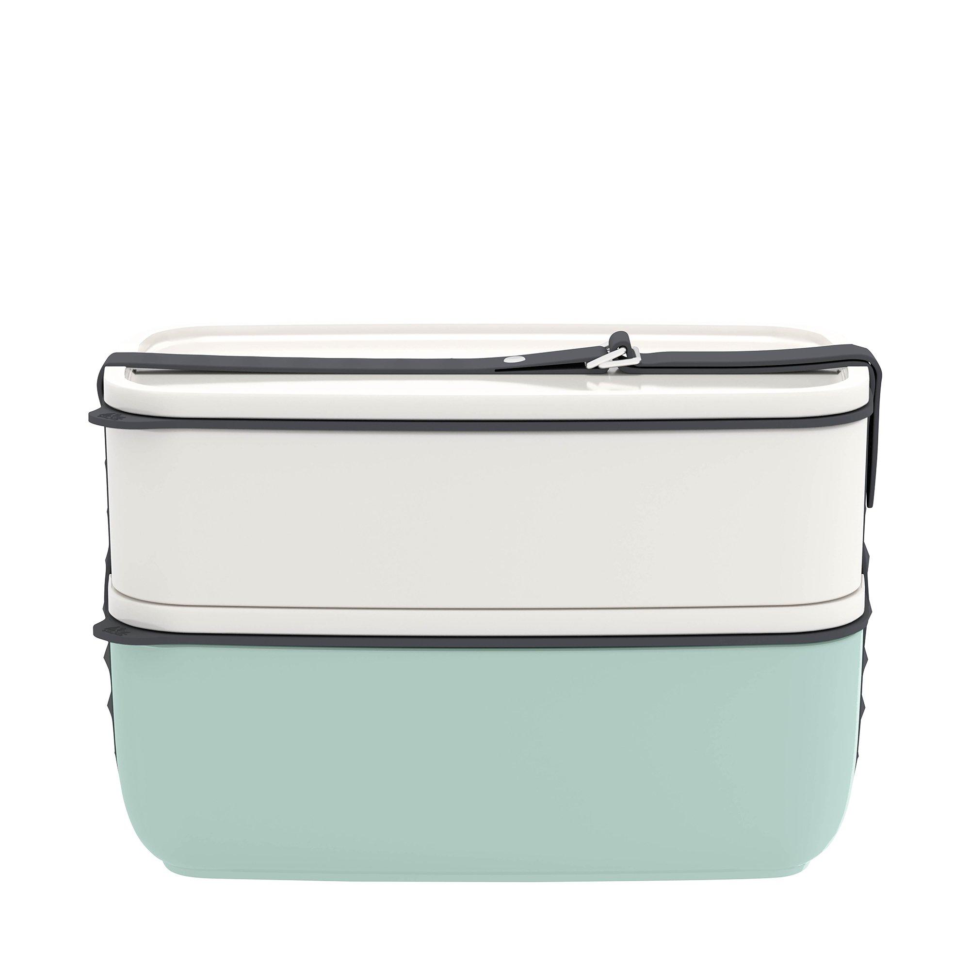 Porte-déjeuner Villeroy & Boch Togo & Tostay - Rond Vert 13x9.5 Cm - Neuf