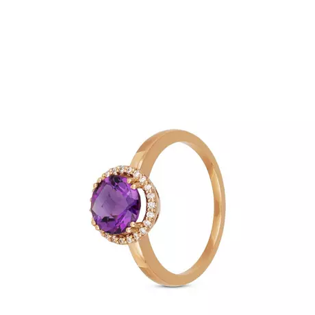 ZEN DIAMOND Ring mit Diamant Roségold 2