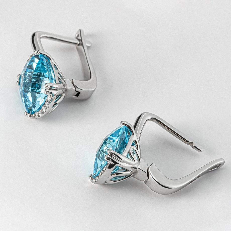ZEN DIAMOND  Boucles d'oreilles avec pierre 