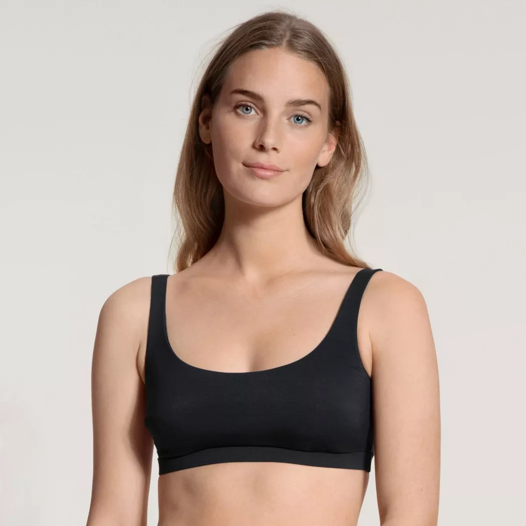 Calida - Bustier mit Träger, für Damen, Black, Größe L