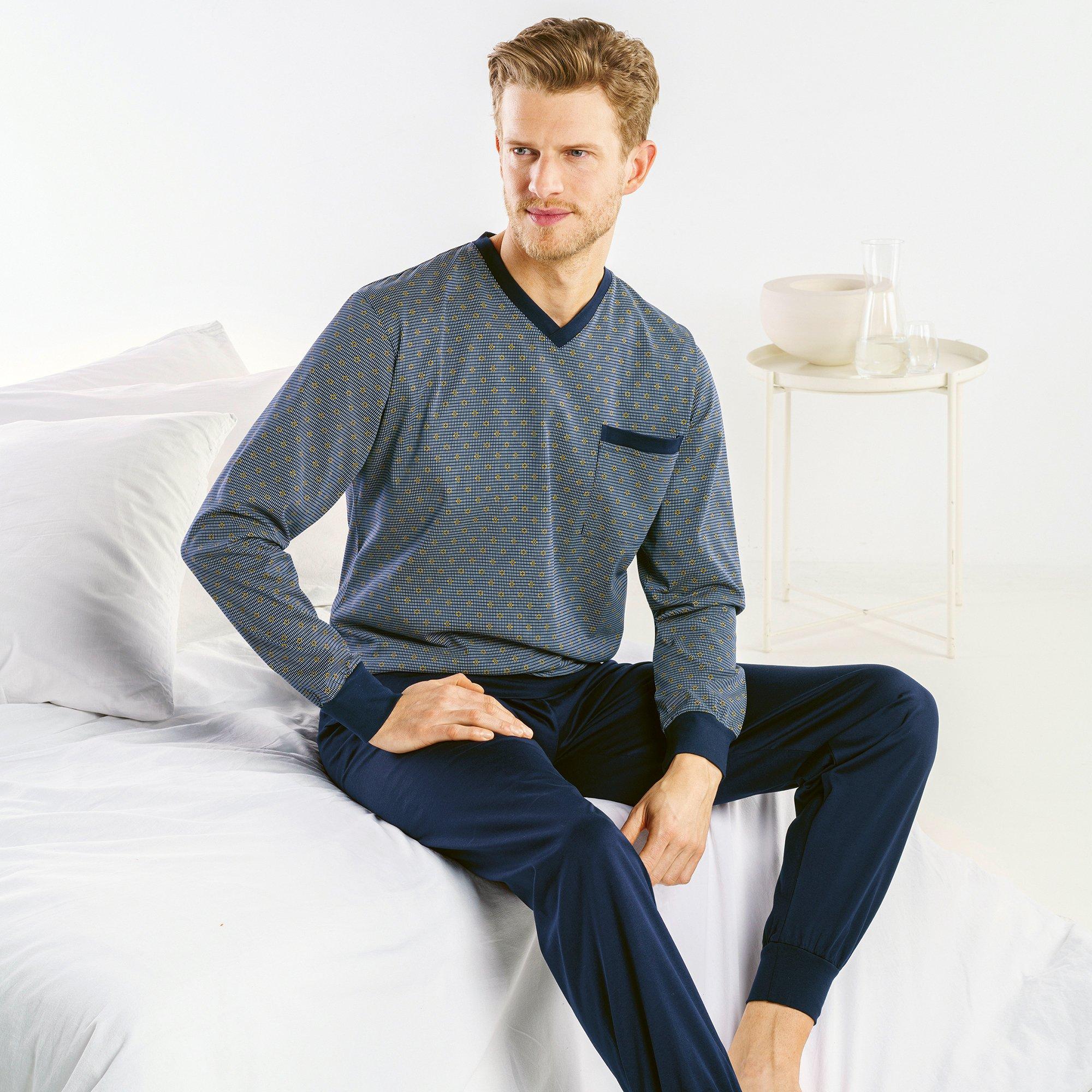 Image of Pyjama-set Herren Dunkelblau 3XL