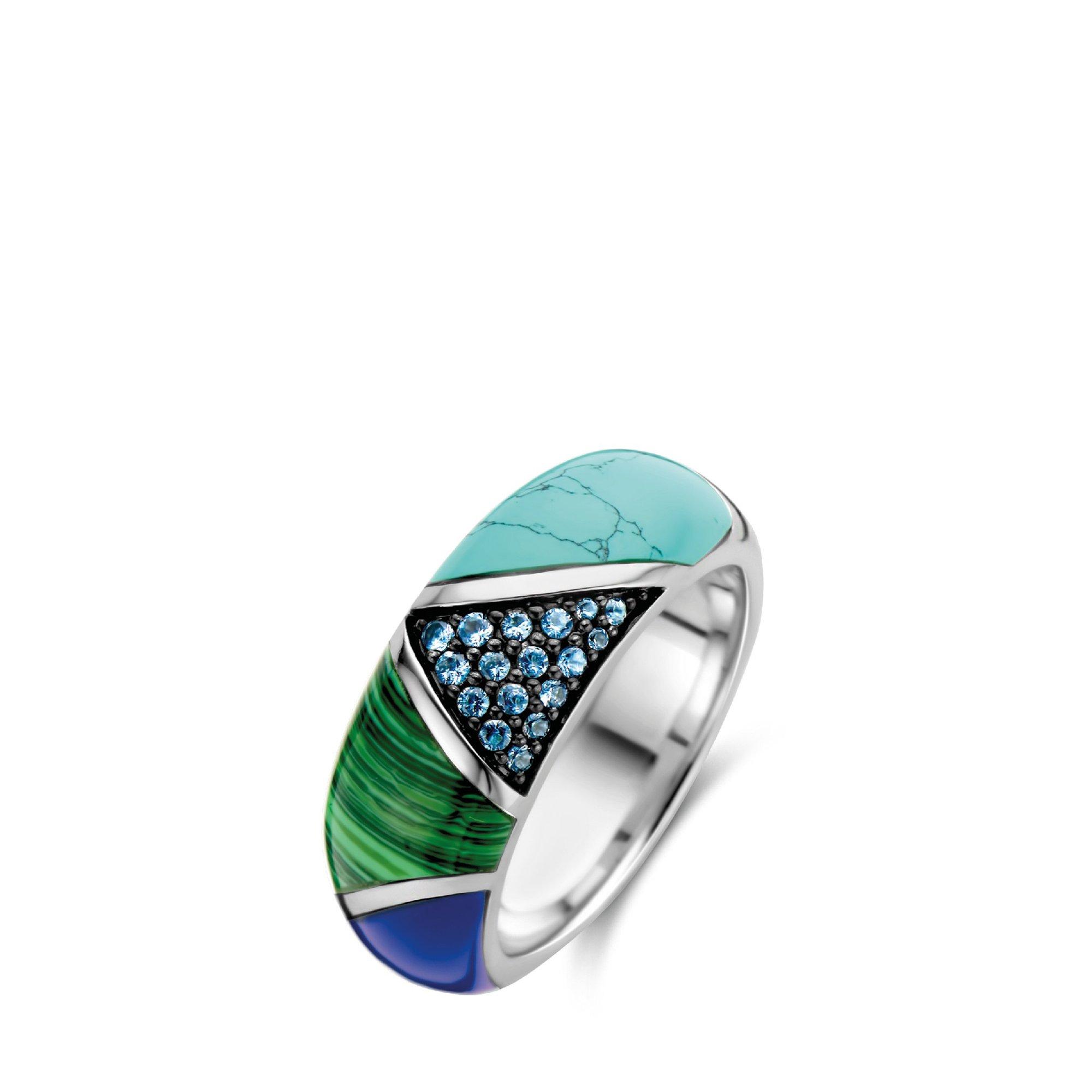 Image of Ring Damen Türkisblau 54
