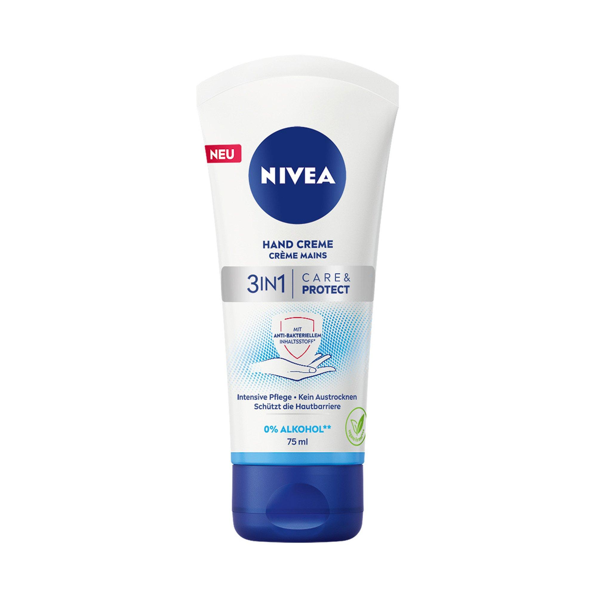 Image of NIVEA 3in1 Care&Protect 3in1 Care & Protect Anti-Bakteriell Hand Creme - 75ml