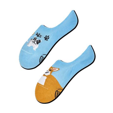 Many Mornings Playful Dog Protège-bas  