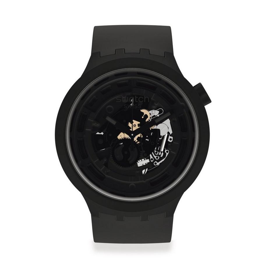 swatch BIG BOLD BIOCERAMIC C-BLACK Analoguhr 