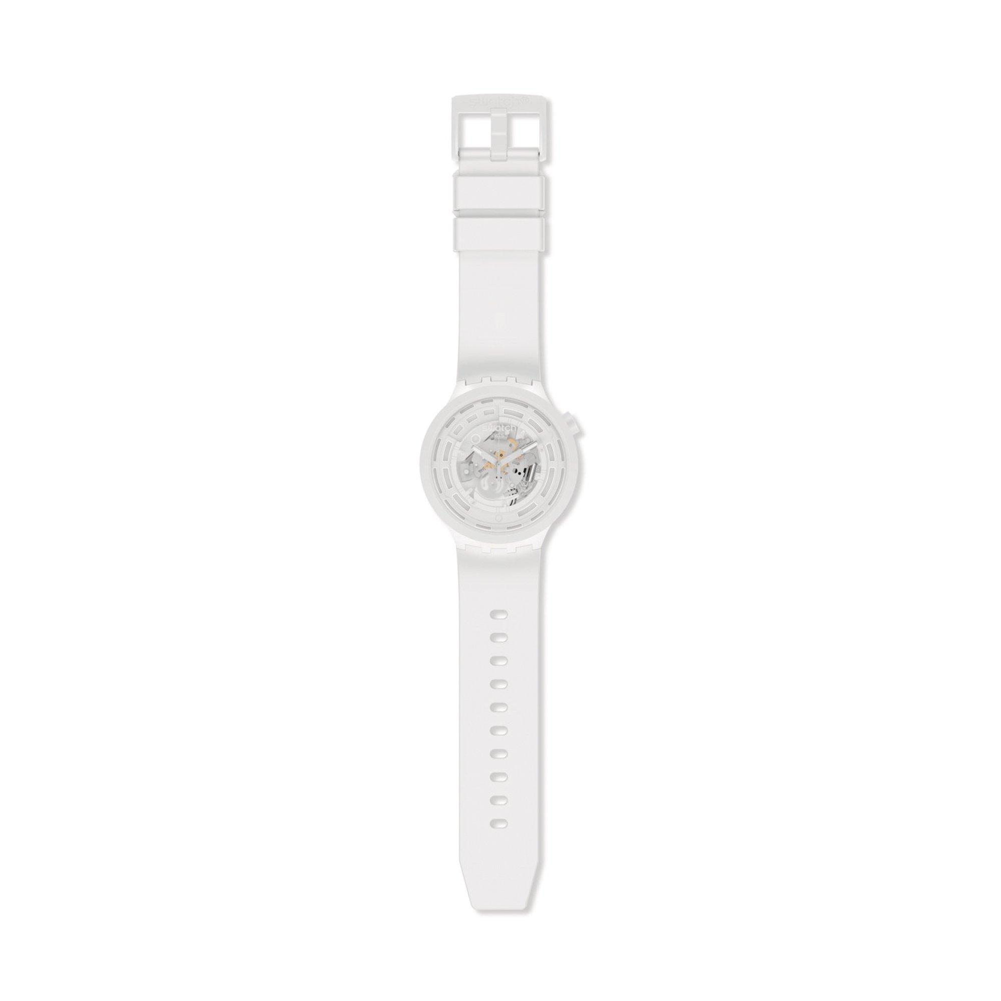 swatch BIG BOLD BIOCERAMIC C-WHITE Horloge analogique 